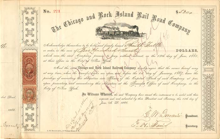 Chicago and Rock Island Rail Road Co.